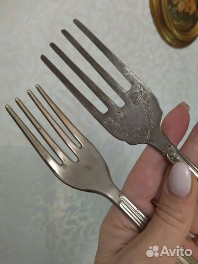 Вилка для мяса винтаж Италия