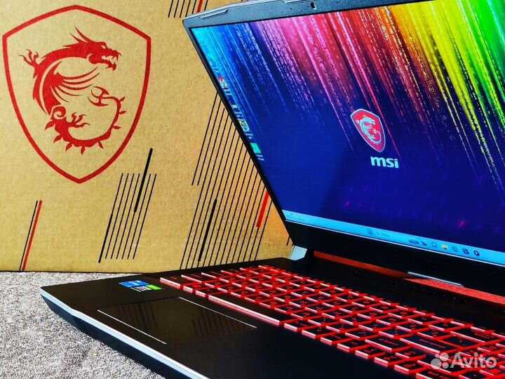 Мощный игровой ноутбук MSI Katana GF66