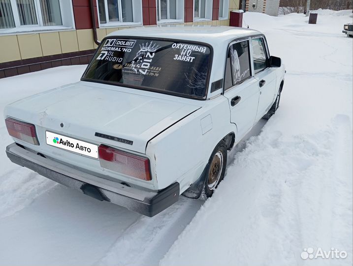 ВАЗ 2107 1.6 МТ, 2008, 43 000 км