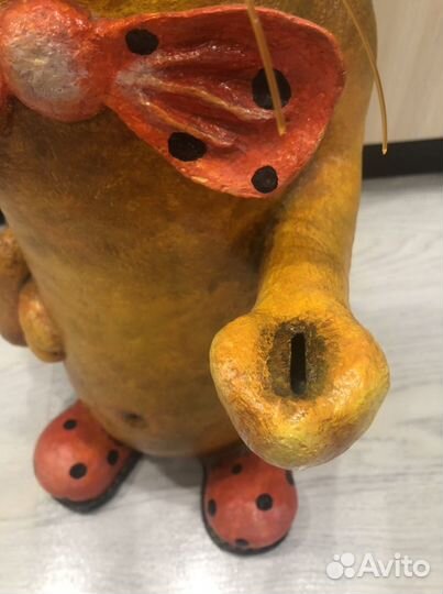 Копилка из папье-маше «Кот»