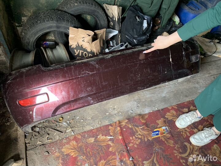 Задний бампер priora 1 хэтчбек б/у