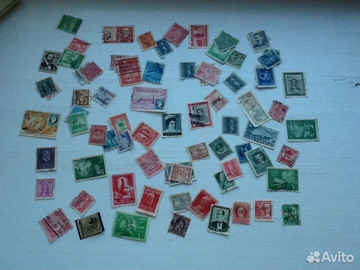 Марки гашеные Фауна Флора Техника Искусство