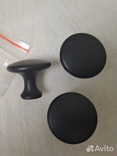 Ручка кнопка мебельная 3 шт. металл