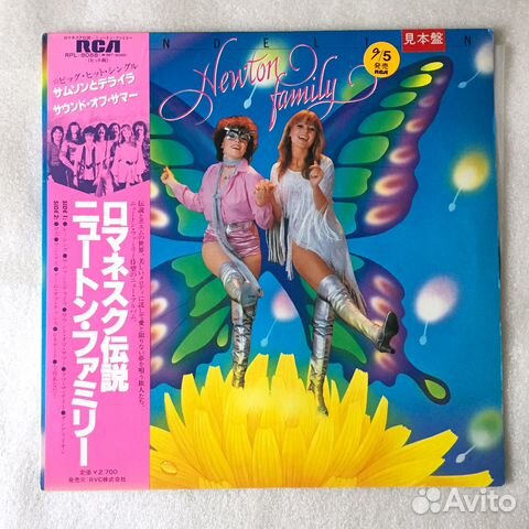 LP Newton Family -Dandelion (1981) Rare Promo, Jp