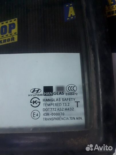 Форточка Хундай Гетц