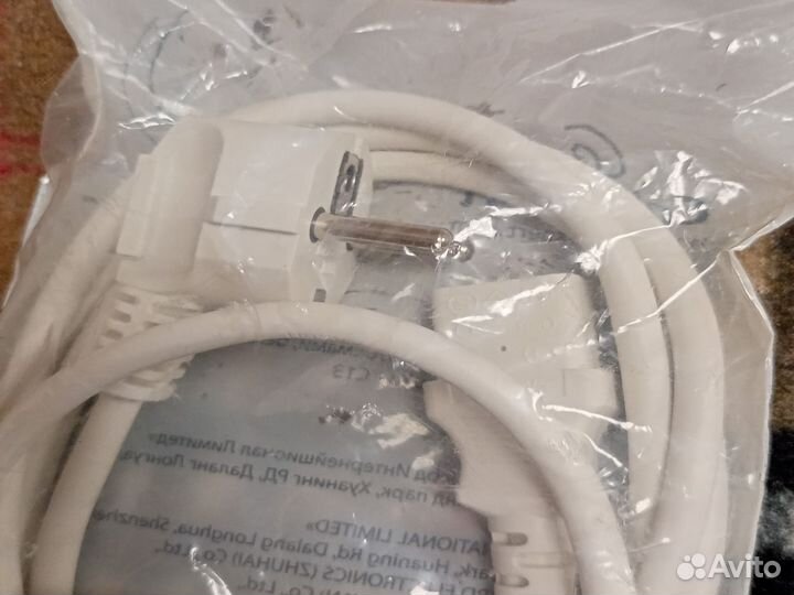 Сетевой шнур 1.8 м, 3х0.75