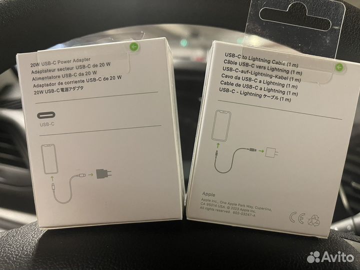 Комплект быстрой зарядки Apple 20W