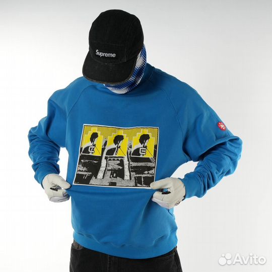 Свитшот cavempt голубой