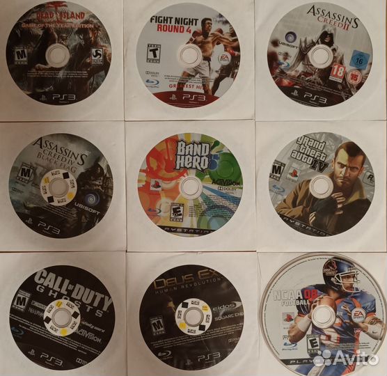 Девять игр PS3