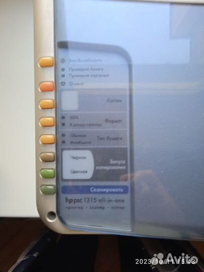 Мфу HP PSC 1315 струйный + новый картридж