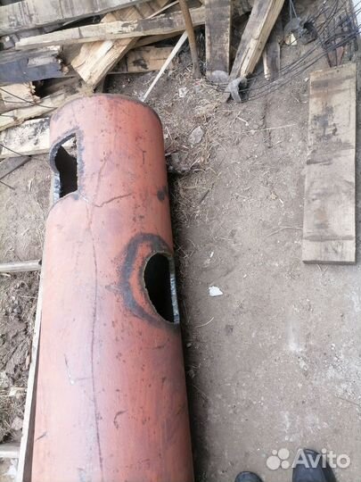 Печь для бани из трубы