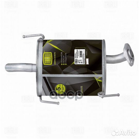 Глушитель nissan almera 00- 1.5I/1.8 хэтчбек