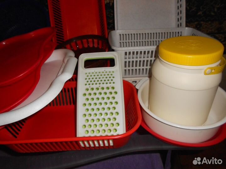 Пластмассовая Посуда: Корзины Тёрка