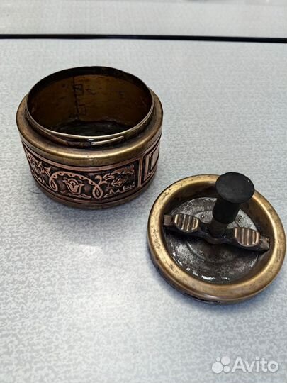 Латунная пепельница СССР стп-230