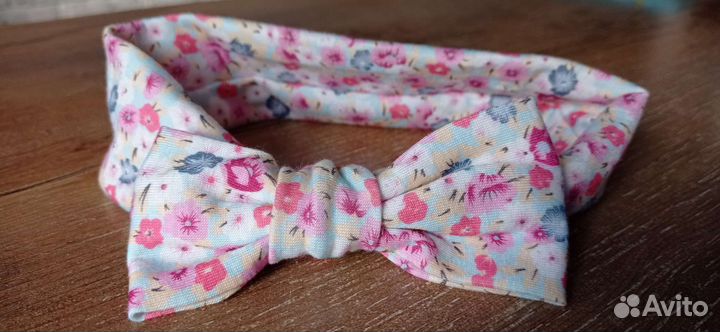 Повязки на голову для девочки летняя хлопок