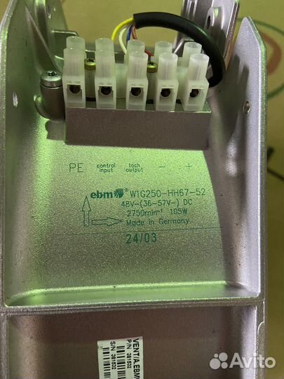 Вентилятор ebmpapst W1G250-HH37-52 280*280*80