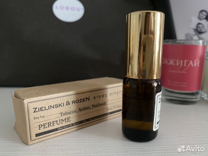 Духи zielinski & rozen tobacco, amber, patchouli
