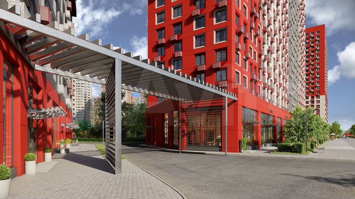 2-к. квартира, 53,8 м², 13/25 эт.