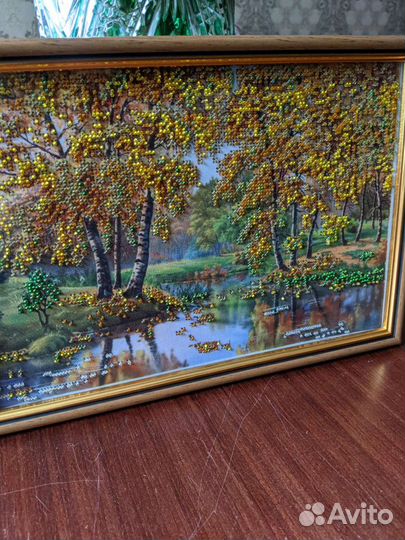 Картина бисер Золотая осень