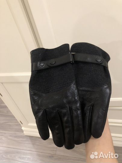 Мужские кожаные перчатки