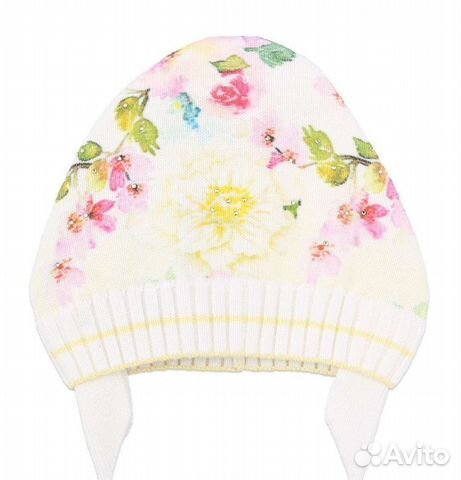 Шапка весенняя для девочки 1-3 года