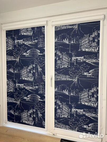 Кассетные рулонные шторы