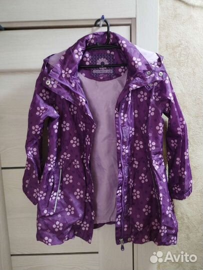 Ветровка дождевик для девочки р.122-128