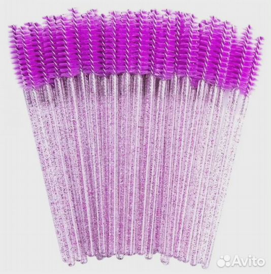 Щеточка для ресниц нейлон 50 штук