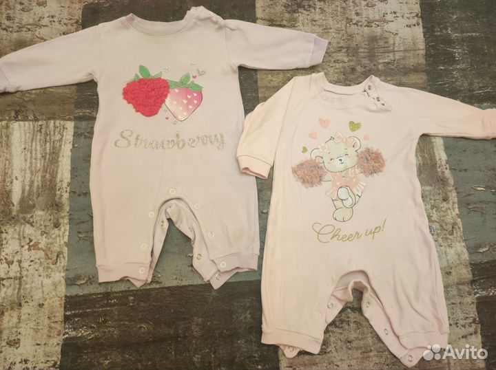 Детские вещи пакетом для девочки с 6-12 мем