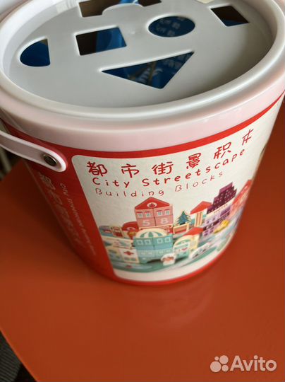 Деревянный конструктор кубики сортер