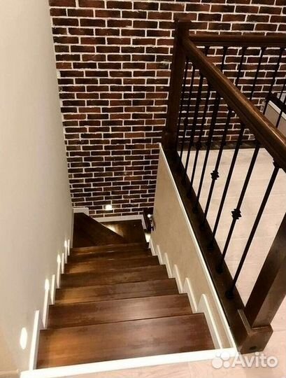 Лестница на металлокаркасе / изготовление лестниц