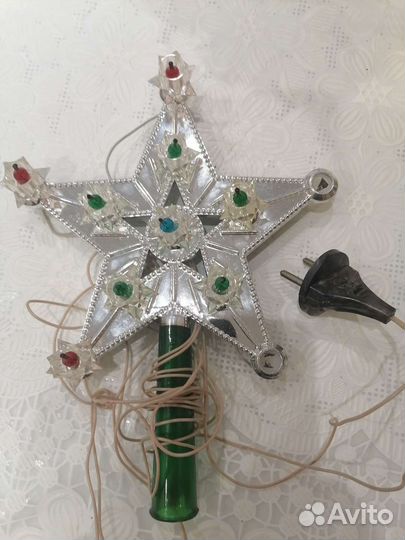Макушка на елку СССР (звезда)