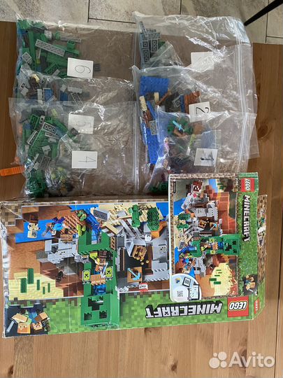 Lego minecraft 21155 шахта крипера