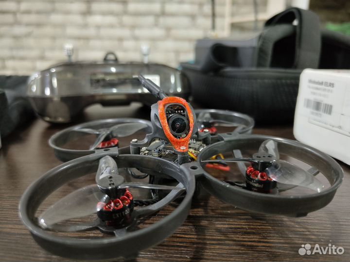 Fpv дрон Mobula8 с 3мя акб, шлемом и пультом