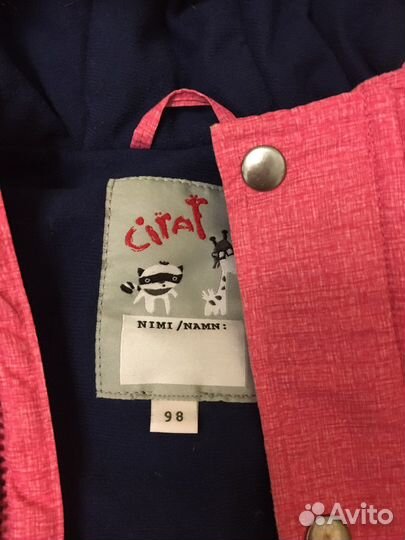 Куртка и полукомбинезон демисезон 98 размер