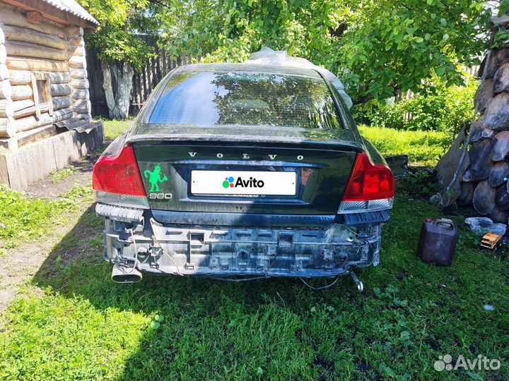 Volvo S60 2.4 AT, 2006, битый, 260 000 км