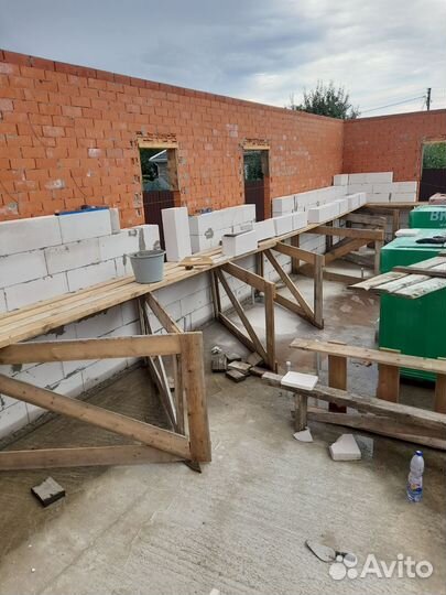 Кладка стен из газоблока