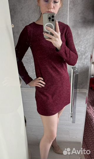 Платье теплое женское