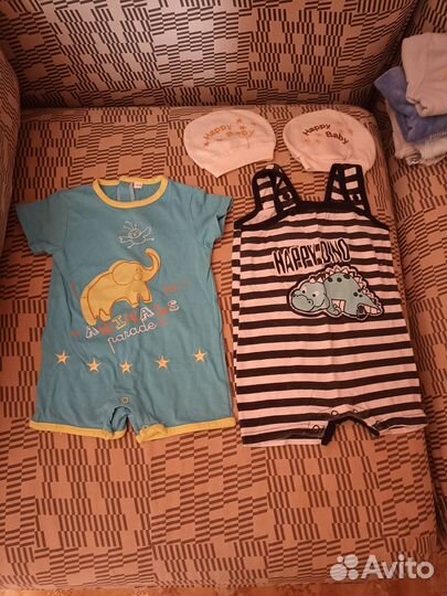 2 пакета фирменных вещей с 1мес до 2лет