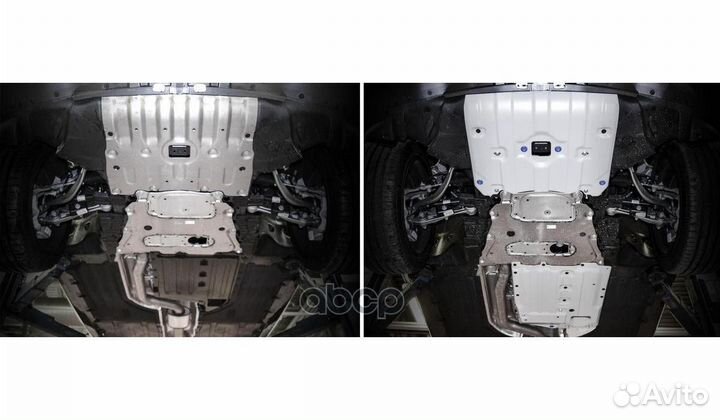 Защита алюминиевая Комплект защит радиатор +