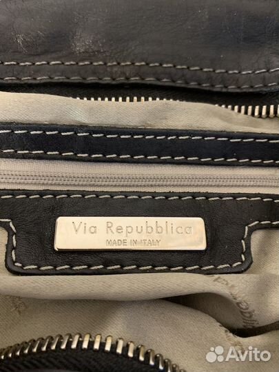 Сумка кожаная Via Repubblica Италия