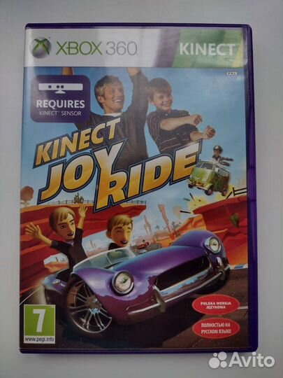 Xbox 360 диск с игрой Kinect Joy Ride