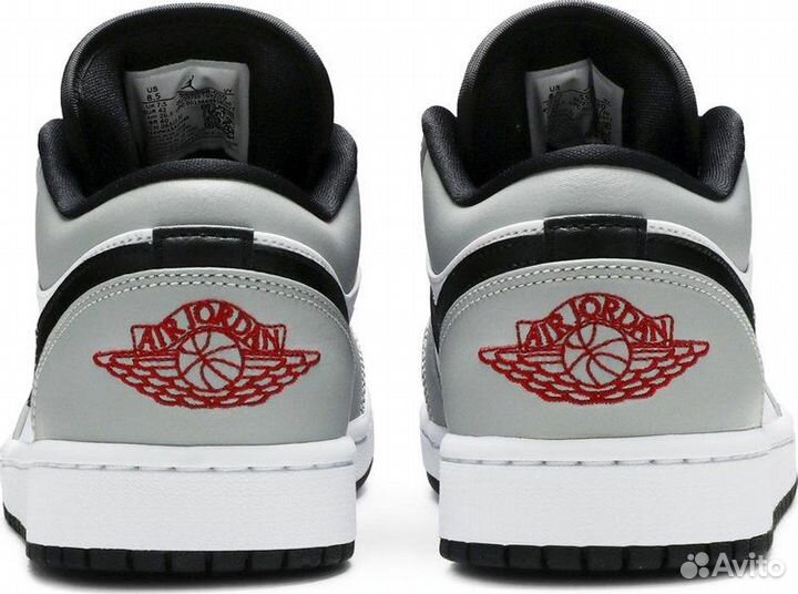 Кроссовки Air Jordan 1 Low Light Smoke Grey, серый