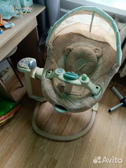 Детские электронные качели graco