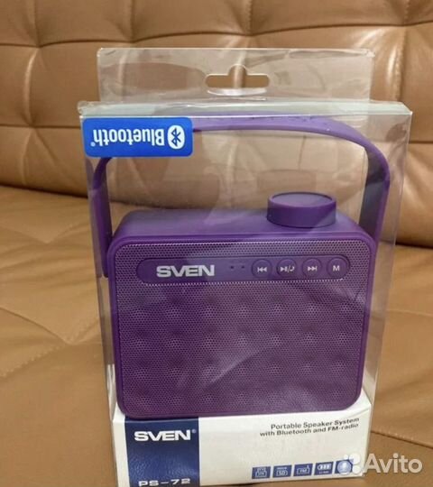 Беспроводная колонка sven PS-72 6вт