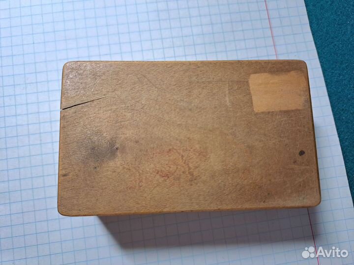 Шкатулка деревянная старинная