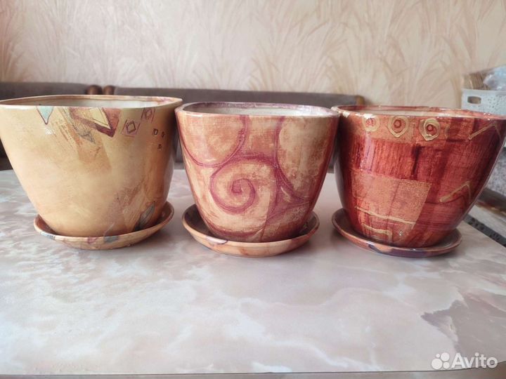 Горшки керамические