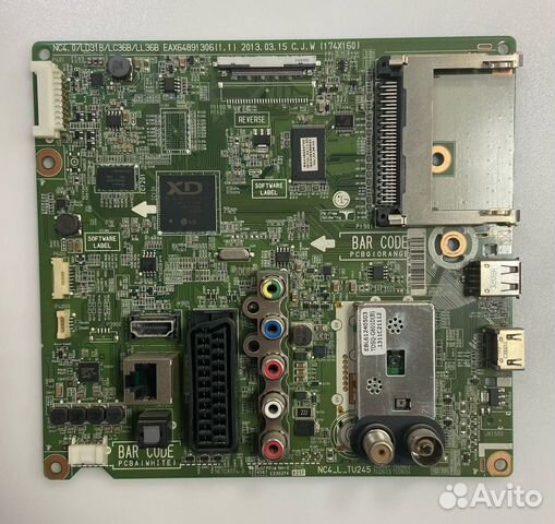 Телевизор LG 32LN540V в разборе