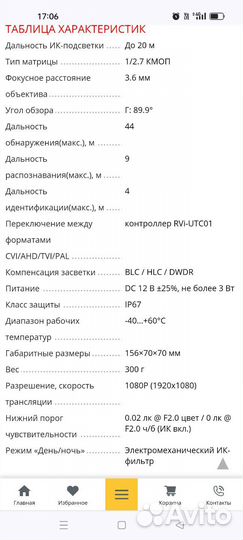 Камера видеонаблюдения