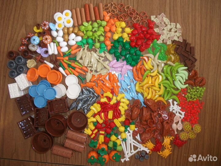 Lego еда поштучно, посуда, ящики 2